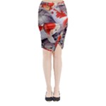 Koi Midi Wrap Pencil Skirt