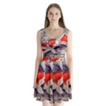 Koi Split Back Mini Dress 