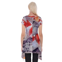 Short Sleeve Side Drop Tunic 