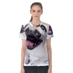 Pug Dog Women s Sport Mesh Tee