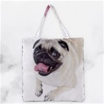 Pug Dog Grocery Tote Bag