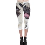 Pug Dog Capri Leggings 