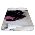 Pug Dog Fitted Sheet (King Size)