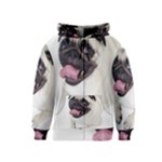 Pug Dog Kids  Zipper Hoodie