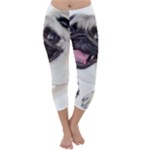 Pug Dog Capri Winter Leggings 