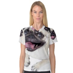 V-Neck Sport Mesh T-Shirt 