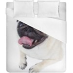 Pug Dog Duvet Cover (California King Size)