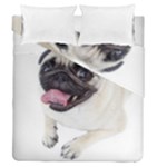 Pug Dog Duvet Cover Double Side (Queen Size)