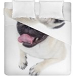 Pug Dog Duvet Cover Double Side (King Size)