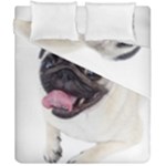 Pug Dog Duvet Cover Double Side (California King Size)