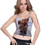 Weiner Dog Spaghetti Strap Bra Top