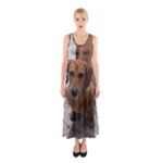 Weiner Dog Sleeveless Maxi Dress