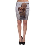 Weiner Dog Bodycon Skirt
