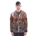 Weiner Dog Hooded Wind Breaker (Men)