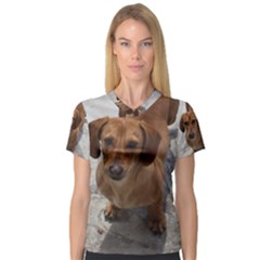 V-Neck Sport Mesh T-Shirt 