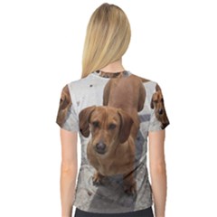 V-Neck Sport Mesh T-Shirt 