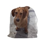 Weiner Dog Drawstring Pouch (XL)