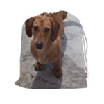 Weiner Dog Drawstring Pouch (XXL)