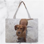 Weiner Dog Medium Zipper Tote Bag