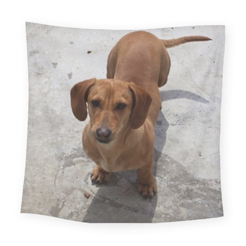 Weiner Dog Square Tapestry (Large) from ArtsNow.com
