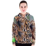 Tiger Women s Zipper Hoodie