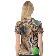 V-Neck Sport Mesh T-Shirt 