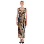 Tiger Fitted Maxi Dress