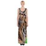 Tiger Maxi Thigh Split Dress