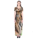 Tiger Short Sleeve Maxi Dress