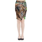 Tiger Midi Wrap Pencil Skirt