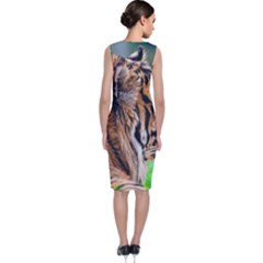 Sleeveless Velvet Midi Dress 