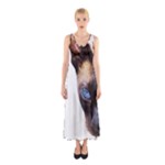 Siamese Cat Sleeveless Maxi Dress