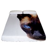Siamese Cat Fitted Sheet (California King Size)