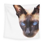 Siamese Cat Square Tapestry (Large)