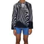 Zebra 3 Kids  Long Sleeve Swimwear