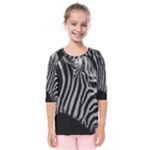 Zebra 3 Kids  Quarter Sleeve Raglan Tee