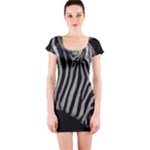 Zebra 3 Short Sleeve Bodycon Dress