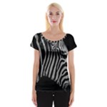 Zebra 3 Women s Cap Sleeve Top