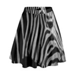 Zebra 3 High Waist Skirt