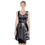 Zebra 3 Racerback Midi Dress