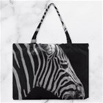 Zebra 3 Medium Zipper Tote Bag