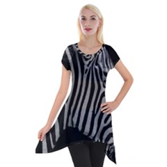 Short Sleeve Side Drop Tunic 