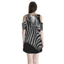 Shoulder Cutout Velvet One Piece 