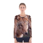 Wolf Women s Long Sleeve Tee