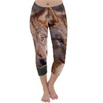 Wolf Capri Winter Leggings 