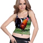 Rooster Spaghetti Strap Bra Top