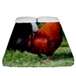 Rooster Fitted Sheet (Queen Size)