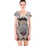 White Tiger 2 Short Sleeve Bodycon Dress