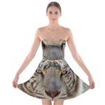 White Tiger 2 Strapless Bra Top Dress