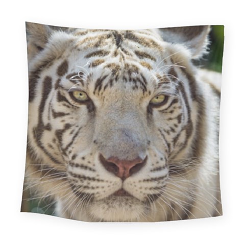 White Tiger 2 Square Tapestry (Large) from ArtsNow.com